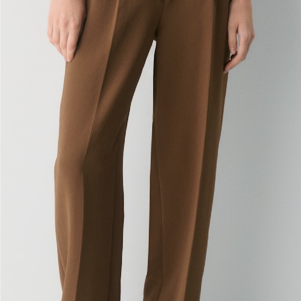 Aritzia Wilfred Classic Brown Women's Trousers